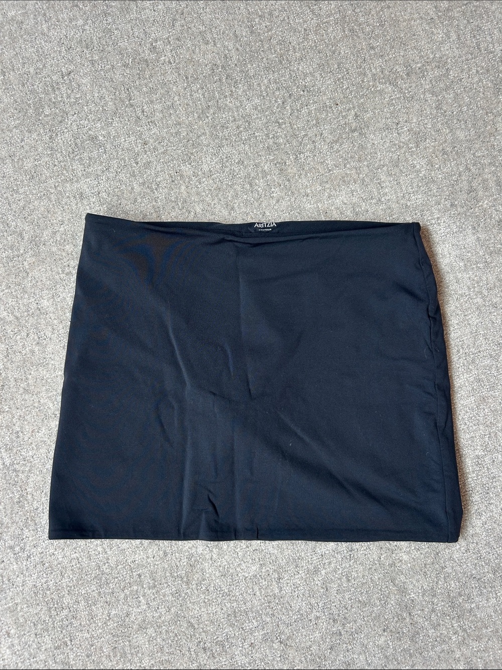 Aritzia Black Fitted Mini Skirt